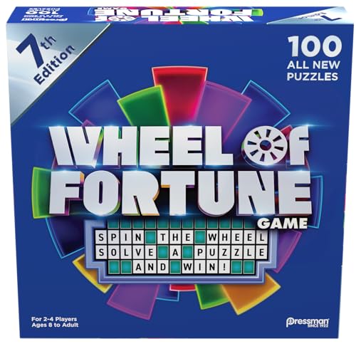 Wheel of Fortune Game: 7th Edition - Spin The Wheel, Solve A Puzzle, And Win by Pressman