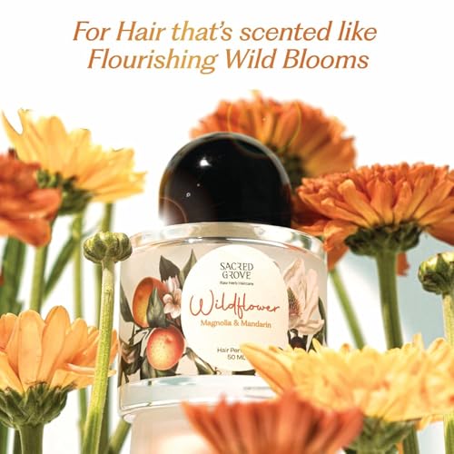 Image of Sacred Grove Hair Perfume Combo for Women | Rani Baug & Wild Flower Hair Mist | Water-Based & Alcohol-Free Hair Spray | Long-Lasting Floral Hair Fragrance | Unisex Hair Perfume Combo