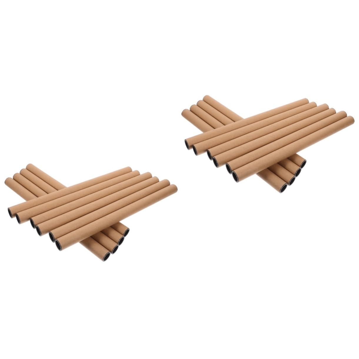 20pièces Tube Papier Pour Pouce Tubes Expédition Carton Pour Stockage Et Transport Art Documents Et