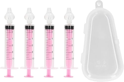 Aspirador nasal para bebé 4 piezas de irrigador nasal para bebés 03fl oz limpiador de nariz dispositivo de enjuague nasal de silicona reutilizable disponible en Yaxa Colombia