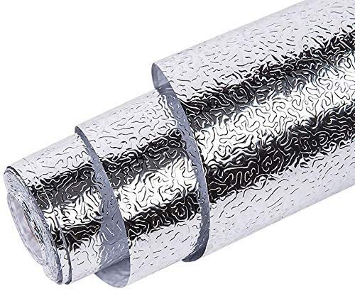 OPTIYORK™ Heat Resistant Washable Peel and Stick Aluminium Foil Oil Proof Waterproof Kitchen Backsplash Wallpaper Stickers Creative Aluminium Waterproof Paper for Home/Kitchen Sticky mat (B08P3KLK2X) Amazon Price History, Amazon Price Tracker