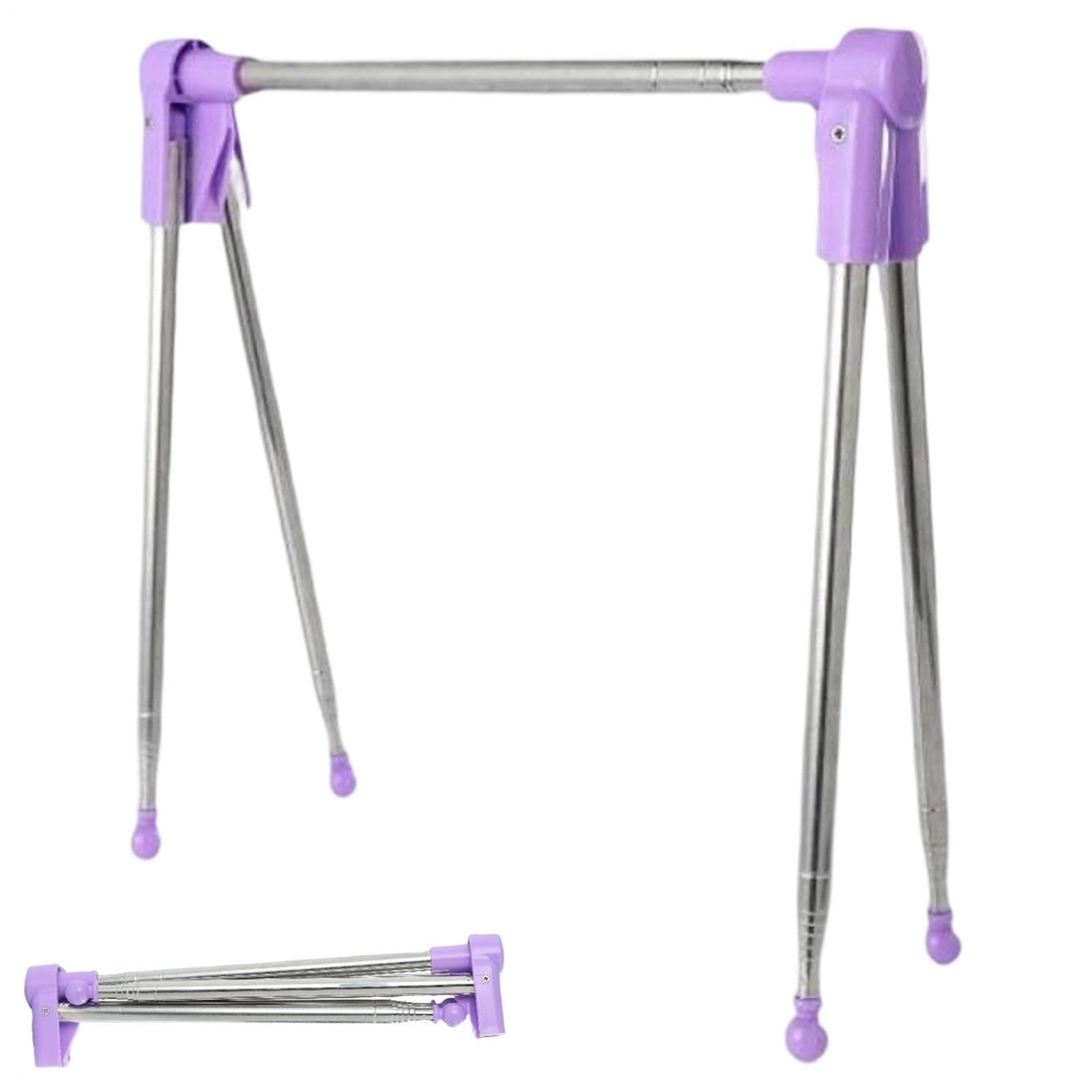 Étendoir à linge pliable | Porte-serviettes rétractable en acier inoxydable | Pour voyage, terrasse, jardin, chambre à coucher, camping, balcon, salle de bain, salon, appartement
