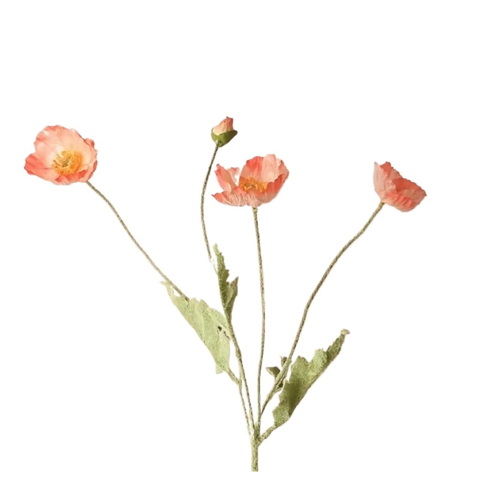 HamPaesk 1PC Artificial Flower Long Stem Home Garden Table Wedding DIY Party Bouquet Decoration(Salmon)