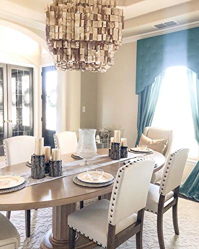 Belleze Dining Chairs, Set Of 2 Kitchen Dining Room Chairs Upholstered Parson Chairs With High Back & Nailhead Trim, Mid Century Modern Dinner Chairs - Blake (Dark Gray) #TOP5