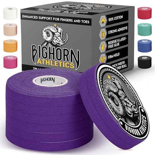 Bighorn Athletics Jiu Jitsu Finger Tape Purple 0.3-Inch