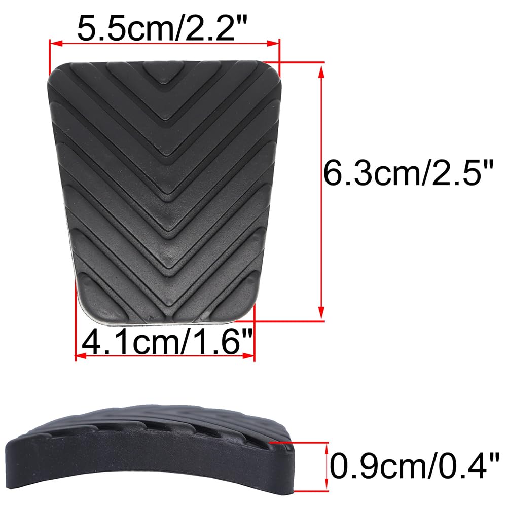 Rem Koppelingspedaal Pads voor Kia Sorento BL XM UM Prime 2002-2019, 2 Stuks Auto Koppeling Pedaal Pad Voetpedaal Rubber Cover 3282536000