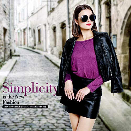 Cherokee Workwear Originals Long Sleeve Underscrub Knit Tee, L, Black