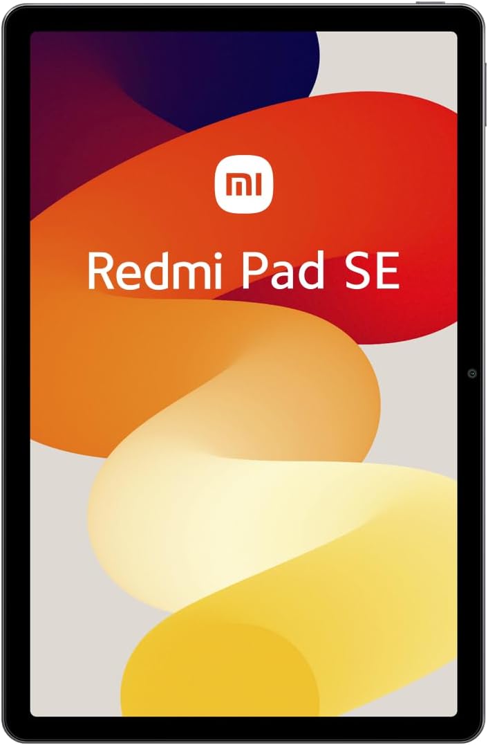 51QITZ86ReL._AC_SL1200_ XIAOMI Redmi Pad SE Tablet de 11", WiFi, ecrã FHD de 90 Hz, 4 GB de RAM, 128 GB de ROM, bateria de 8000 mAh, versão ES, cinzento