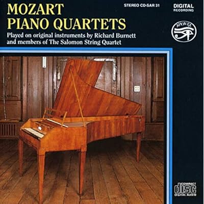 Mozart: Piano Quartets (K478 & K493) /Burnett · members of the Salomon String Quartet