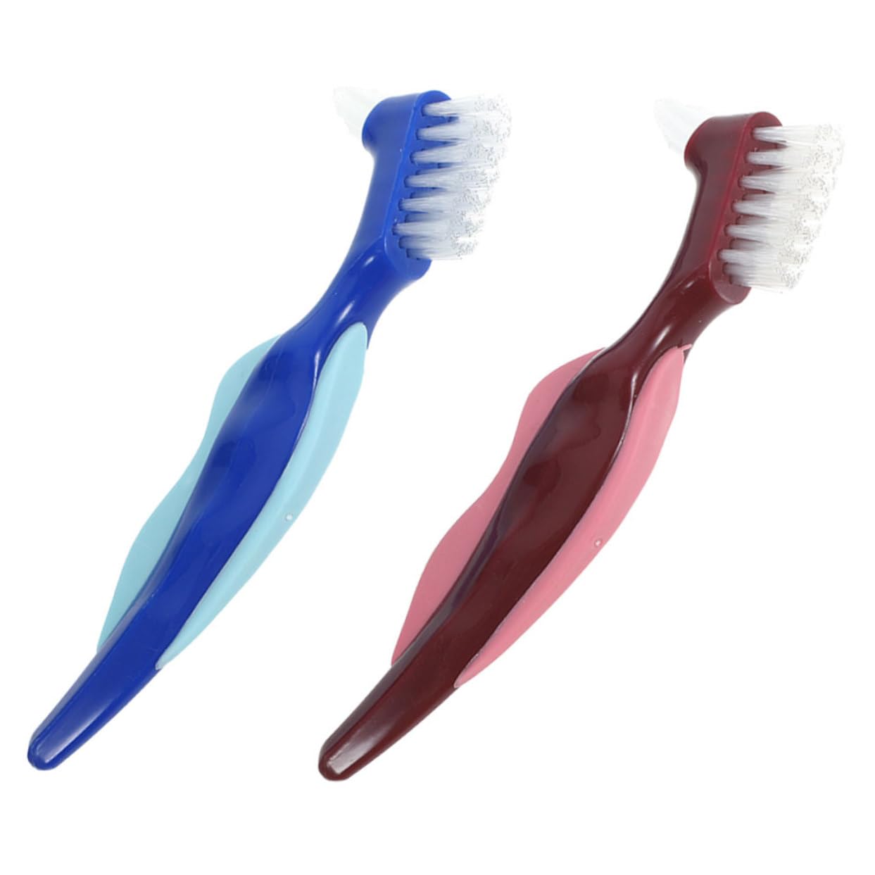 FRCOLOR 5 Set Di Spazzolini Da Viaggio Per La Pulizia Dei Denti Piccoli in Pp/nylon Bifacciali Facili Da Trasportare 2 Pezzi*5