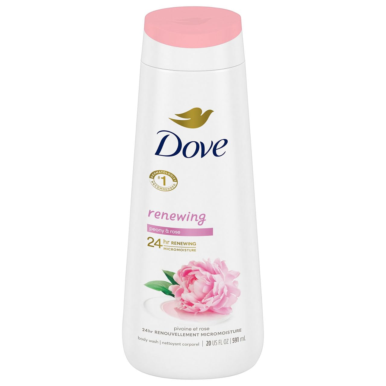 Dove, Peony And Rose Body Wash, 20 Fl Oz