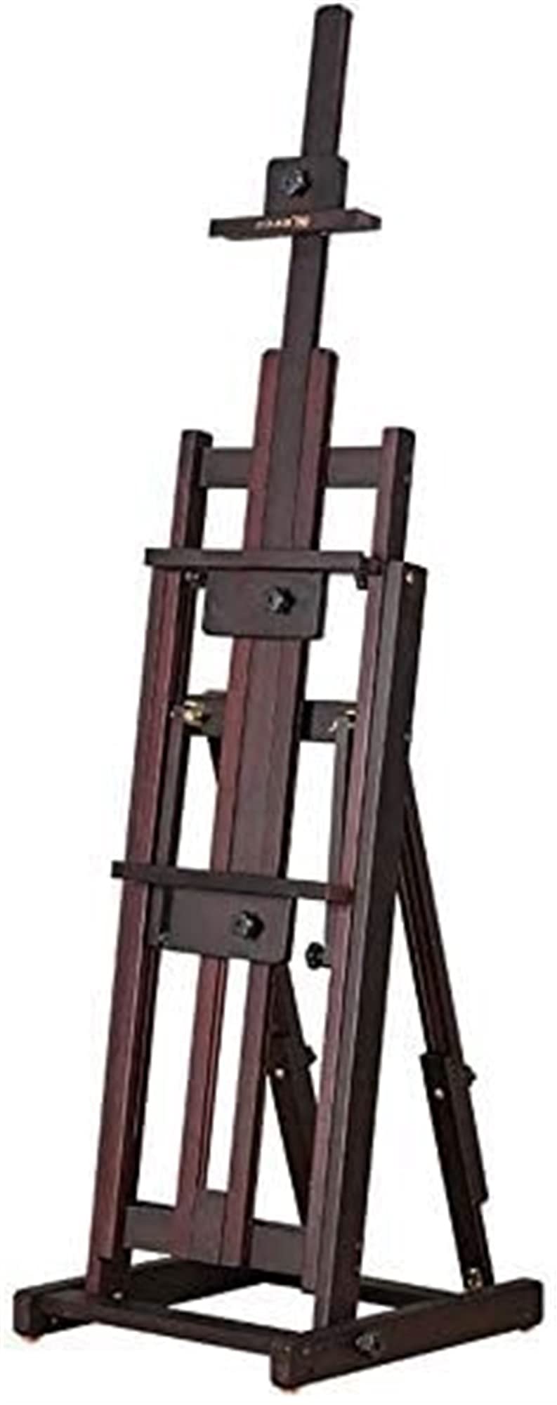 HADECOLL Easels Canvas Display Stand Large Beech Studio Easel Profession Indoor Canvas Ad Display Stand Exhibit,Black