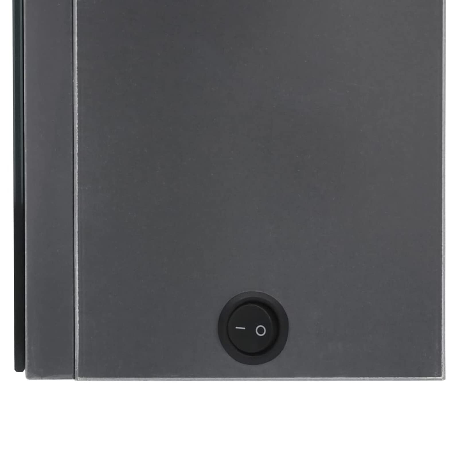 LAPOOH Armadietto Bagno con Specchio e LED Grigio Cemento 62x14x60 cm,Armadietto a Specchio,Armadietto a Specchio Bagno(SPU:326521)