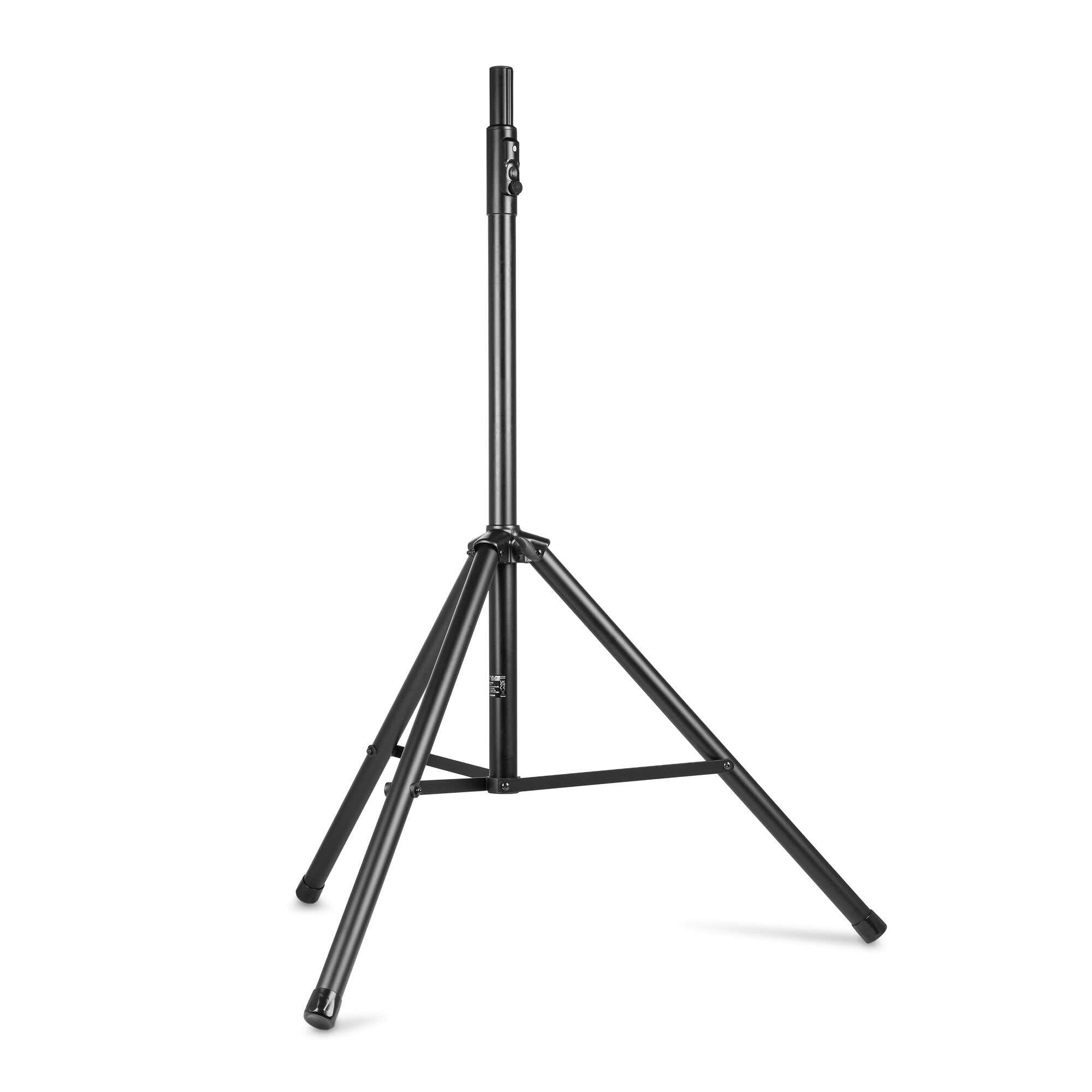 Vonyx LS08A - PA Lautsprecher Stativ (106-230cm) bis 50kg Tragkraft, Professioneller Boxenständer höhenverstellbar mit Auto-Lock & Luftdämpfung, 35mm Flansch, Dreibein Boxenstativ & Speaker Stand