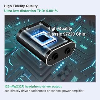 Cooidea 2 Channel Stereo Audio Mixer - Metal Shell, AUX Interface Support 2 In 1 Out Mini Stereo Sound Mixer Includes 1-Meter Audio Cables - For PC, Phone, Laptop, Headphones