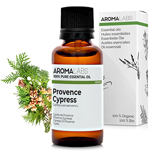 Cipresso di Provenza BIO (Cupressus sempervirens) - 30 mL - Olio Essenziale Chemiotipizzato e Certificato AB - Aroma Labs - Made in France