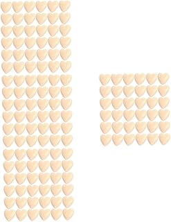 Toyvian 200 Peças Contas Espaçadoras De Coração Pêssego Cor Log Contas Artesanais Espaçadoras Círculo Contas De Madeira Namorados Contas Para Fazer Joias Contas De Guirlanda De