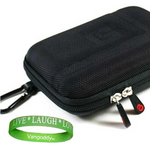 Black Hard-Shell Nylon Protective Carrying Case Compatible with Nintendo DSi XL
