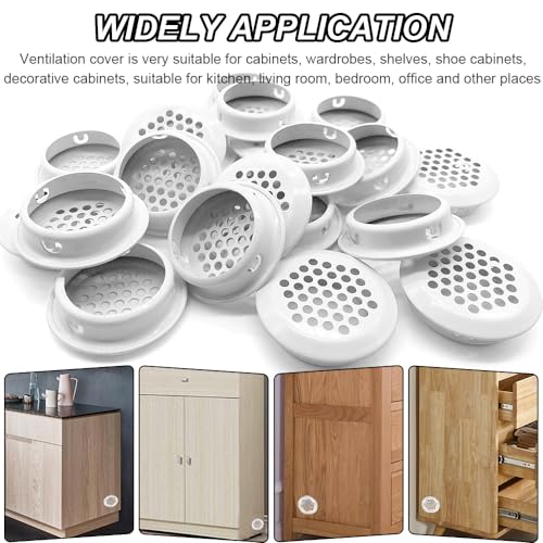 25pcs Ventilation Grille, 35mm Circular Ventilation Grille, Stainless Steel Ventilation Grille - Image 2