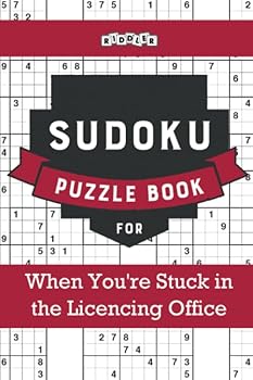 Paperback Sudoku Puzzle Book for When You're Stuck in the Licencing Office Book