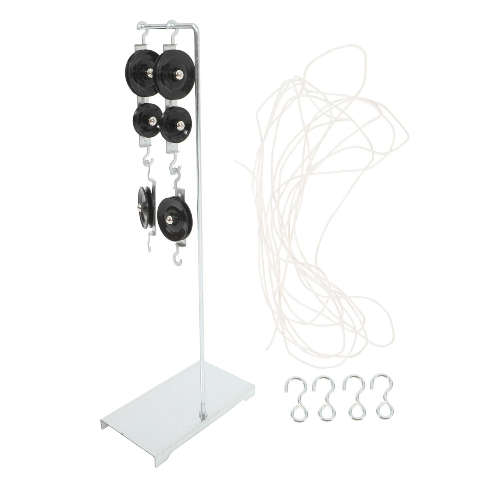 Cabilock Pulley Block and Bracket Single Swivel Pulley Wheel Pulley Cable Attachment Block Tackle Pulley System Pulley Cable Management Tether Cable Pulley Attachments for Gym Iron