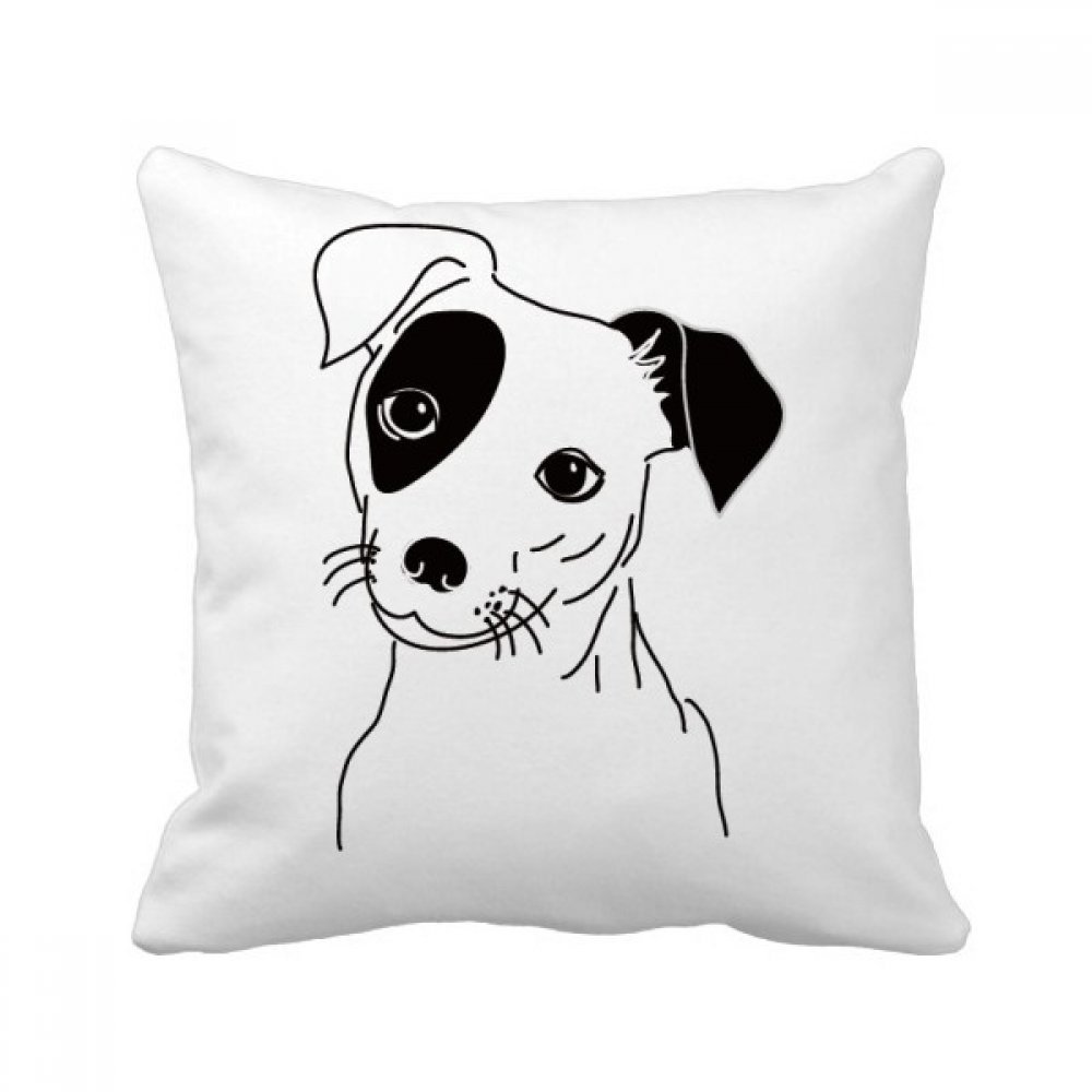 Coussin Chien Jaune Confortable Oreiller Lombaire Canapé Décoration Maison