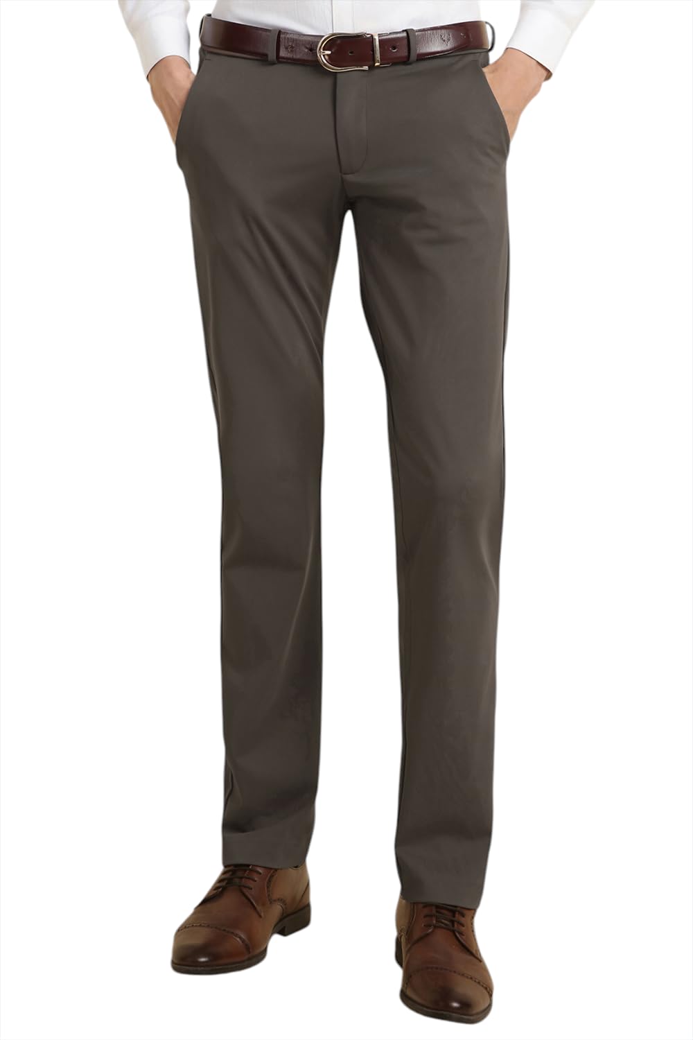 allen solly Men's Slim Work Utility Pants-picture-25