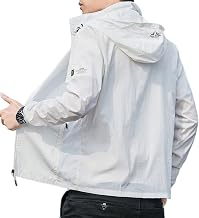 Men's Hoodie, Rash Guard, UV Protection, Sunshade, Thin, Jacket, Windbreaker, Summer, Outerwear, Camping, Hiking, UV Protection, Breathable, Mountain Climbing, Commuting to Work or School