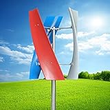 Éolienne 400 W, éolienne verticale, éolienne en spirale, éolienne verticale à 3 feuilles, régulateur de turbine éolienne.