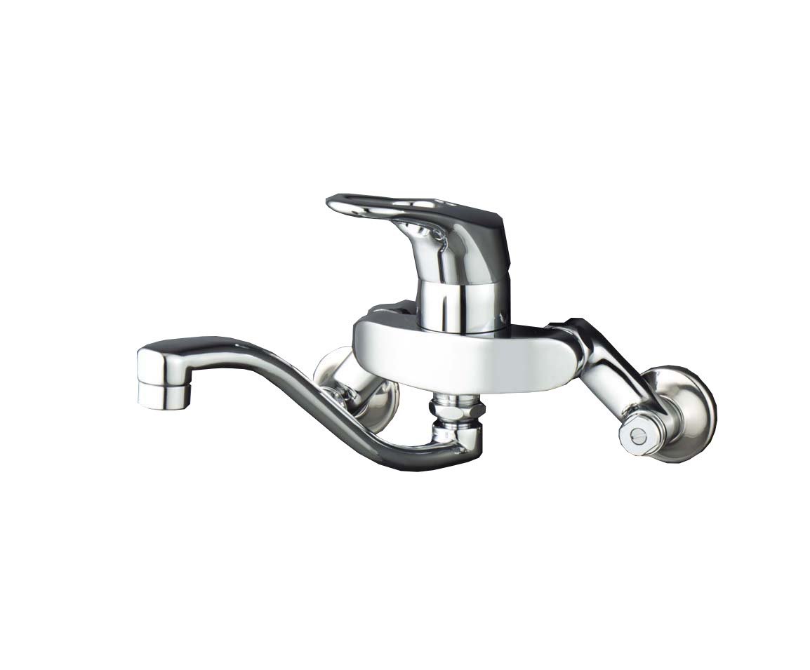 シングルレバー混合栓 KVK 壁付きシングルレバー混合栓 PT73GH | 水道用品 水栓 水栓金具