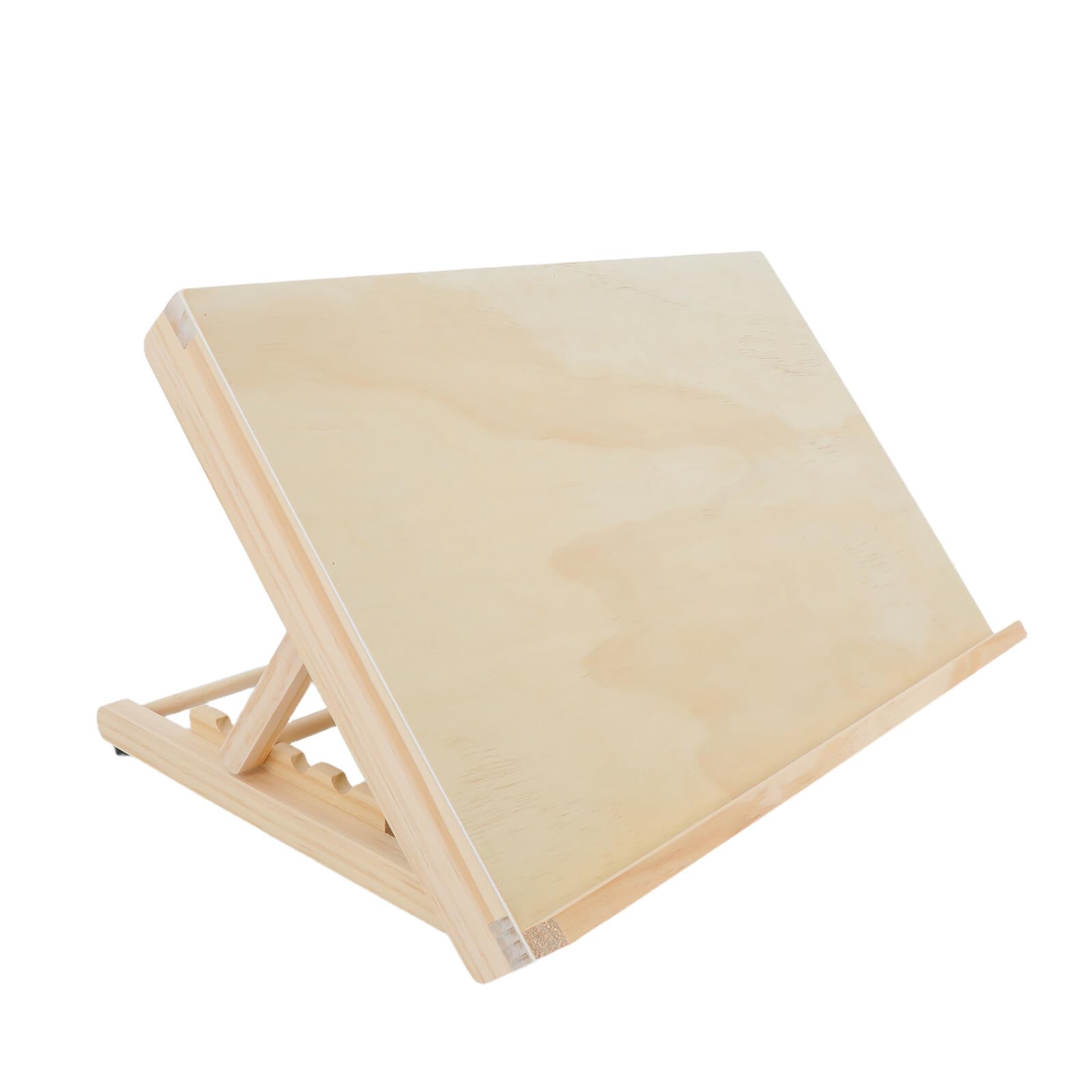 Petit Chevalet de Table en Bois Pliable, Portable, 4 Hauteurs Réglables