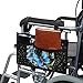 Luarisgur Moon Butterfly Pouch for Walker Cute Wheelchair Storage Bag Pouch Portable Wheelchair Armrest Side Bag Walker Bags for Folding Walker Soft Wheelchair Carrier Mobility Scooter Accessories