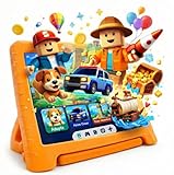 Tablet Infantil Mirage MI100 7' 64GB 4GB RAM Android 13 Wi-Fi - Capa Protetora Antiquedas Laranja e 1 Ano de Garantia Nacional
