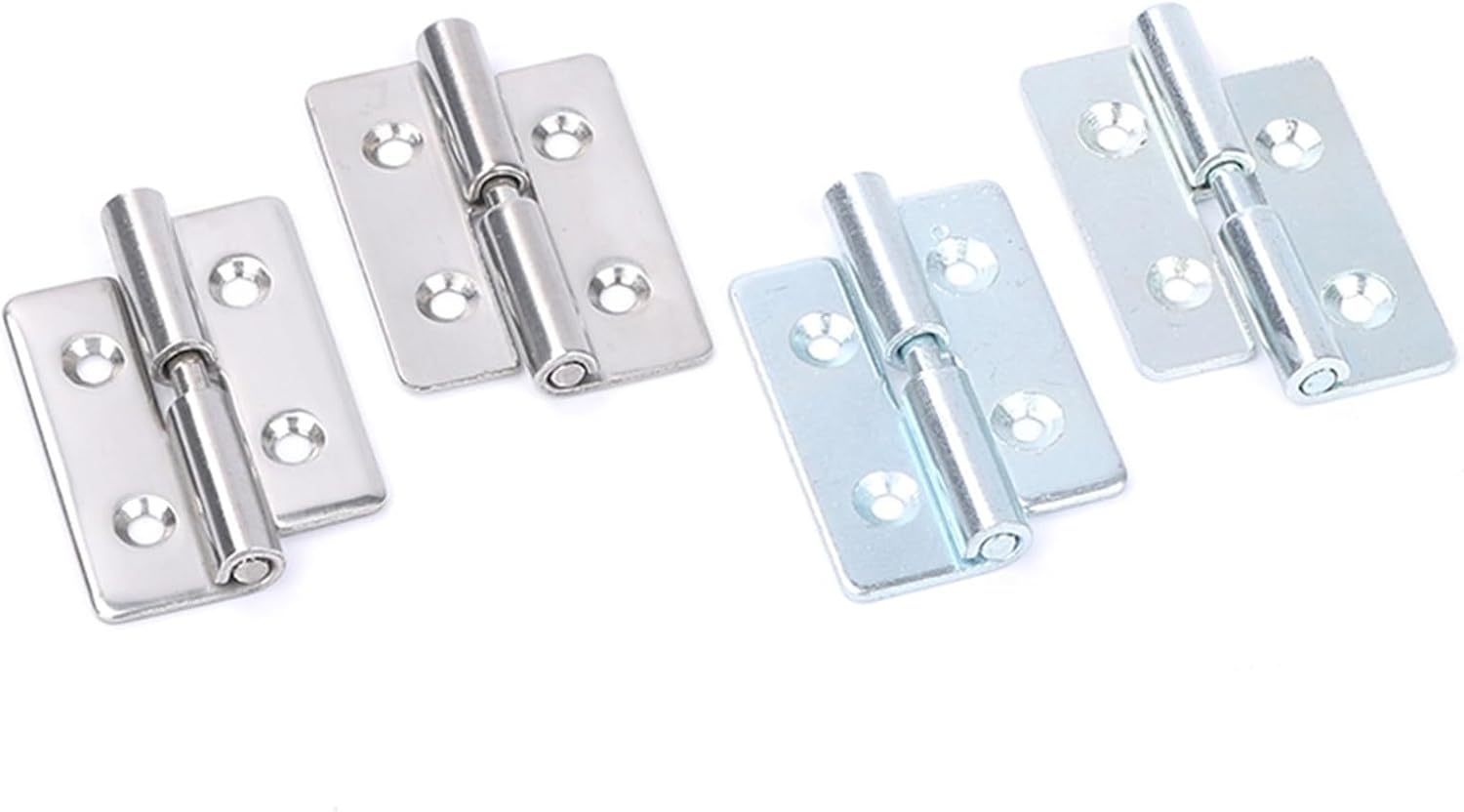 304 Stainless Steel Release Hinge Heavy Machinery and Equipment Removable Automatically Close Hinges 1Pcs(Carbon Steel)