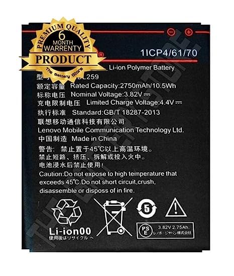 Image of Original BL259 Battery for Lenovo Vibe K5 / K5 Plus - A6020 / A6020A40 Battery with 6 Month Warranty***(P67)