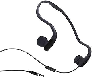 LBYSK Bone Conduction Earphone, Bone Conduction Headphones Wired 3.5Mm Waterproof, Outdoor Sports Headset,Wired Earphone,Black
