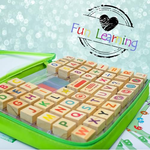 Wooden Stamp Set for Kids
