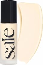 Saie Glowy Super Skin Tint Liquid Foundation - Hydrating Serum Foundation with Lightweight, Medium Coverage - Formulated with Hyaluronic Acid to Hydrate, Brighten and Plump - Shade 1 (1.01 oz)