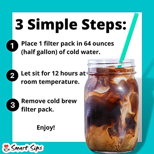 Smart Sips, Pumpkin Spice Flavored Cold Brew Coffee Packs (4 pack)