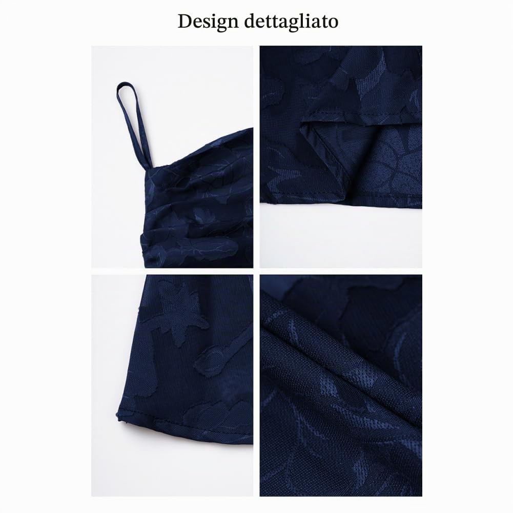 Pizzo Floreale Jacquard Abiti da Damigella D'Onore Elegante Corsetto Spaghetti Strap Backless Chiffon Donne Formale Prom Dress
