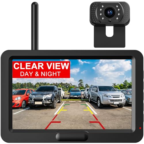 Caméra de recul sans fil à signal numérique stable et kit de vision nocturne