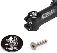 Vista 3 de Chooee Tapa superior para auriculares de bicicleta, cubierta superior para auriculares MTB Jigsaw con pernos para bicicletas de carretera MTB 1 1/8