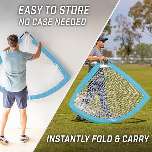 Image of GoSports Portable Soccer Goals for Kids - 13 Color Options - Choose 4 x 3 ft or 6 x 4 ft - Team Tone Pop Up Nets for Backyard