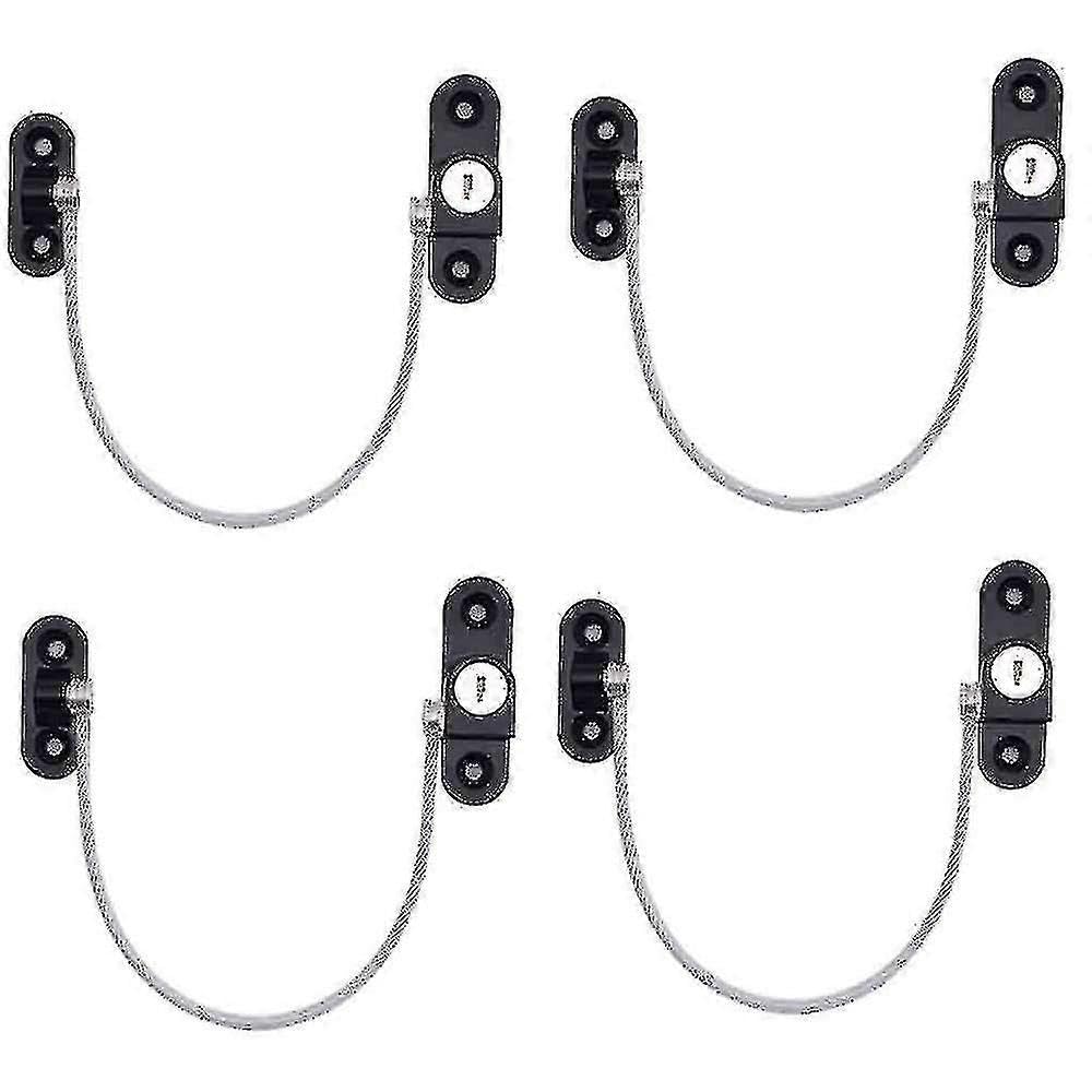 Joyhappst Image Color 4 Pcs Window Restrictor Locks Window Restrictors Baby Security Window Locks Window Locks Door Locks