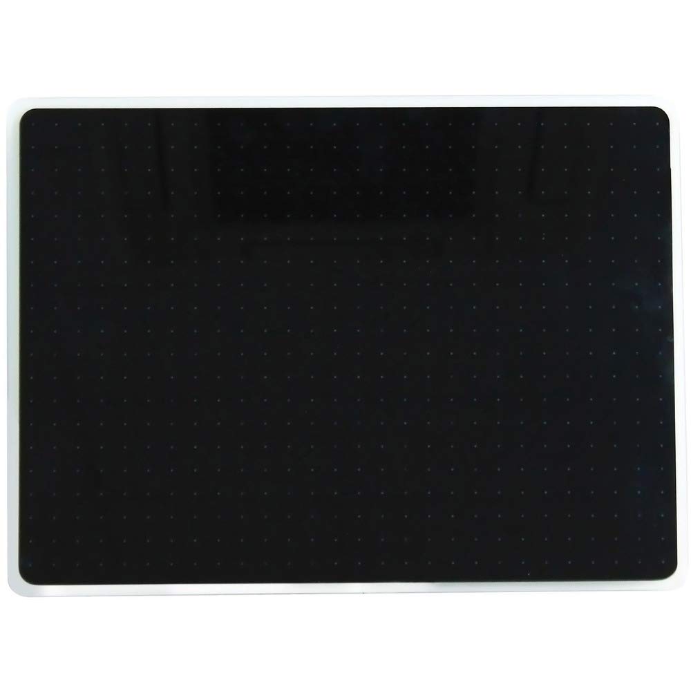 FloortexViztex® Glacier Black Multi-Purpose Grid Glass Dry Erase Board 24" x 36"