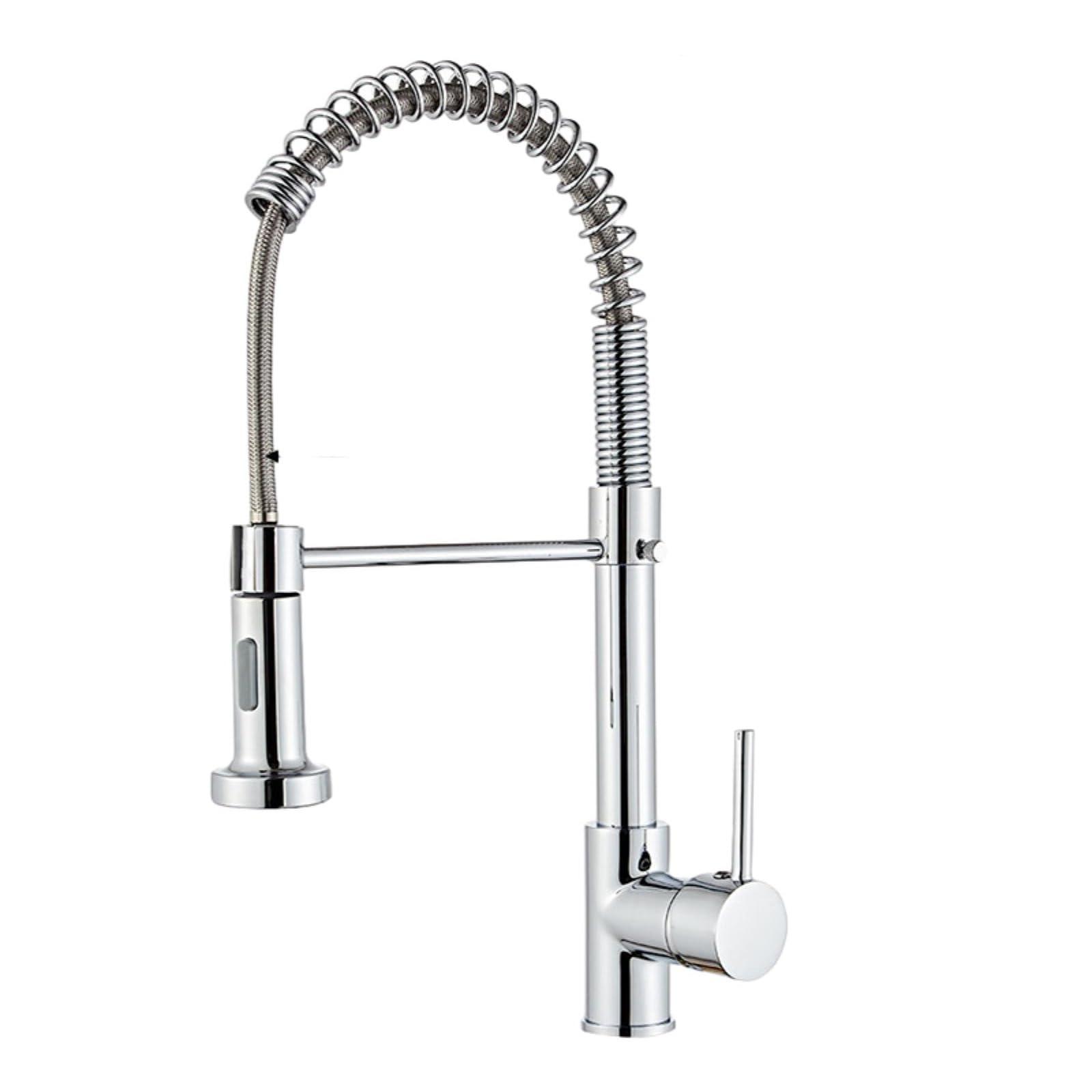 Kitchen Mixer Taps Home Faucet Pull-Out Sink Electroplating Single Function
