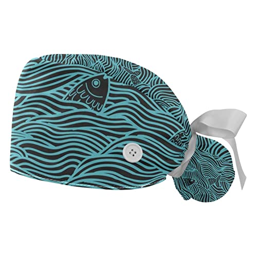 Casquettes de travail ajustables JDEZ pour laboratoires et cuisines