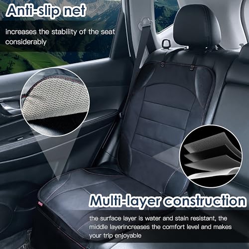 Sinvitron Car Seat Protector 2-Pack Black