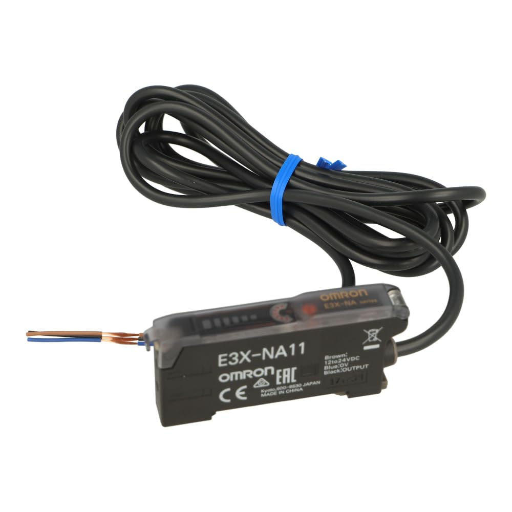 OMRON E3X-NA11 2M 12 to 24 VDC, 2 Meter Cable, 4-Element LED