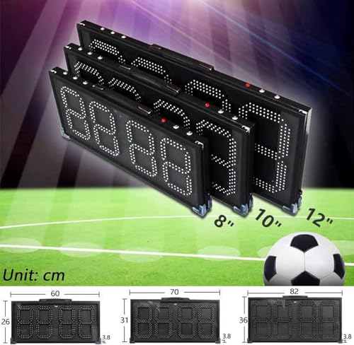 Tablero electrónico sustitución árbitro 60 cm LED fútbol miniatura 2